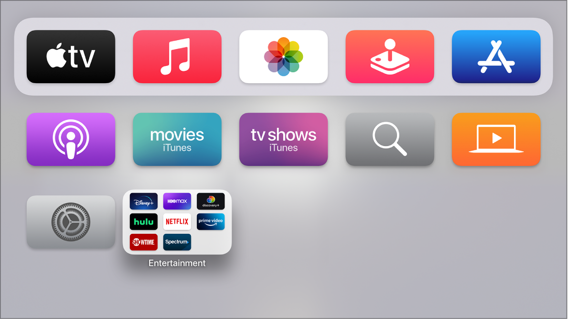 Apple Tvホーム画面をカスタマイズする Apple サポート