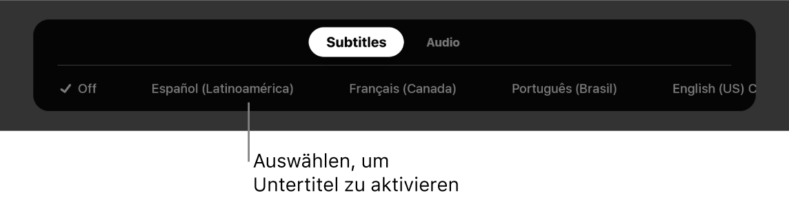 Apple Tv App Sprache ändern