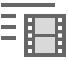 Icono de lista de reproducción de películas
