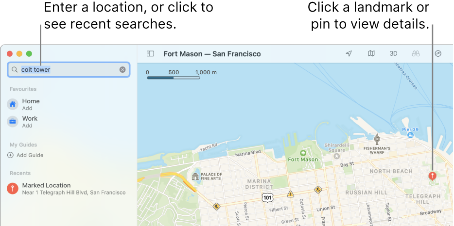 Find a location in Maps on Mac - Apple Support