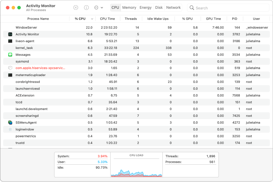 mac osx tool for watching network trafic