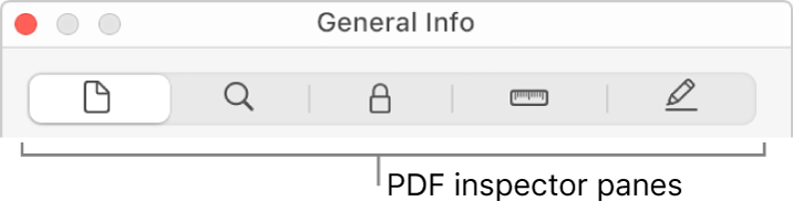 The PDF inspector panes.