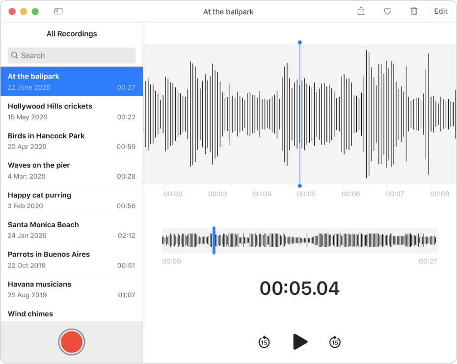 Voice Memos User Guide for Mac - Apple Support