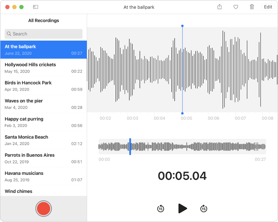 Voice memos high sierra windows