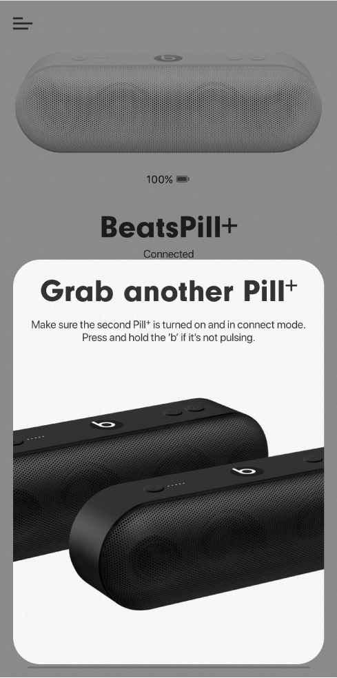 “添加另一台 Pill+”屏幕