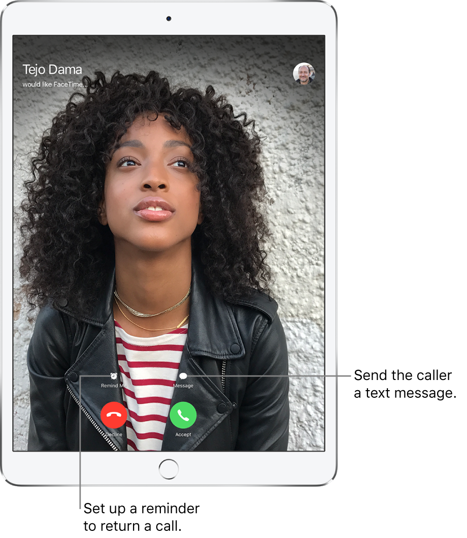 Make And Receive Facetime Calls On Ipad Apple Support