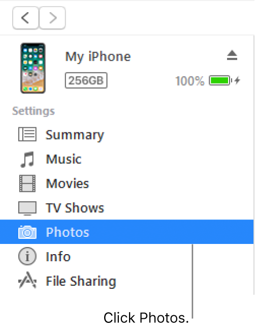 Sync Photos In Itunes On Pc With Devices Apple Support