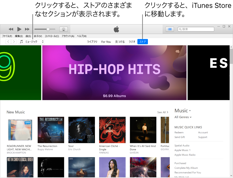 Pcのitunes Storeの概要 Apple サポート 日本