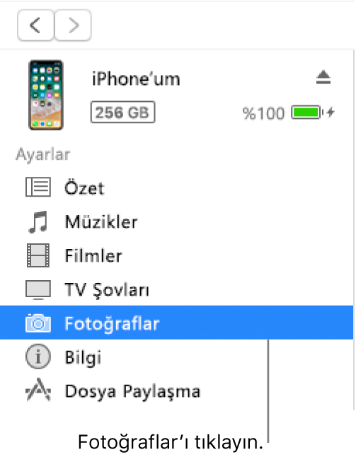 Pc De Itunes Daki Fotograflari Aygitlarla Eszamanlama Apple Destek Tr Pc De Itunes Daki Fotograflari Aygitlarla Eszamanlama Apple Destek Tr