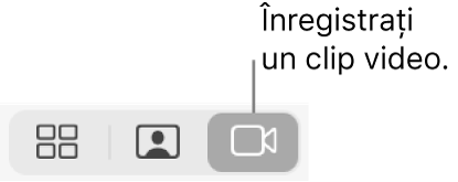 Butonul video.