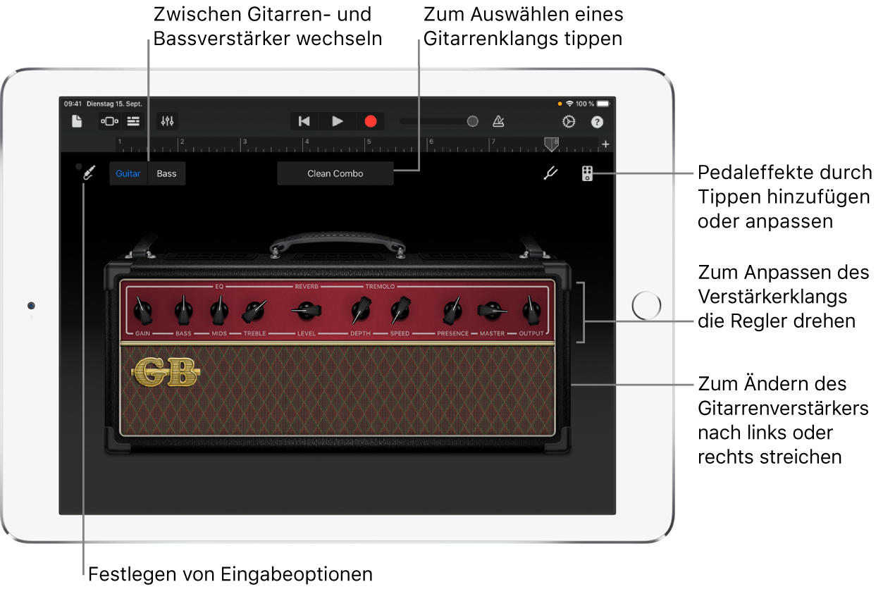 Touch-Instrument Guitar Amp