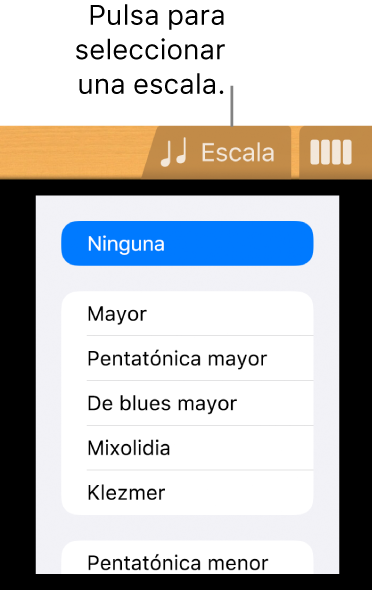 Botón Escala de Guitarra