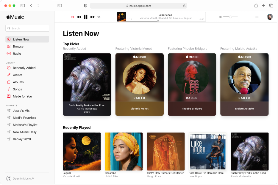 Apple Music User Guide for music.apple.com - Apple Support