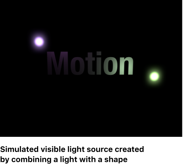 Motionの3dライティングの概要 Apple サポート