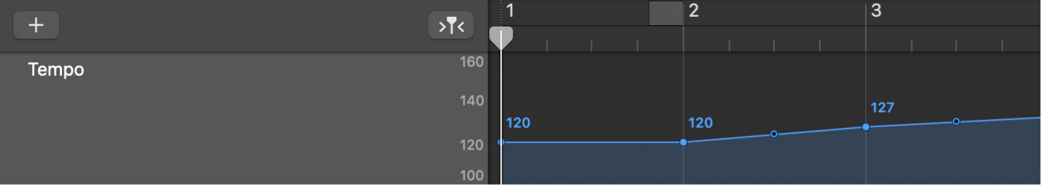 track not affected by tempo track garageband 10.1.4
