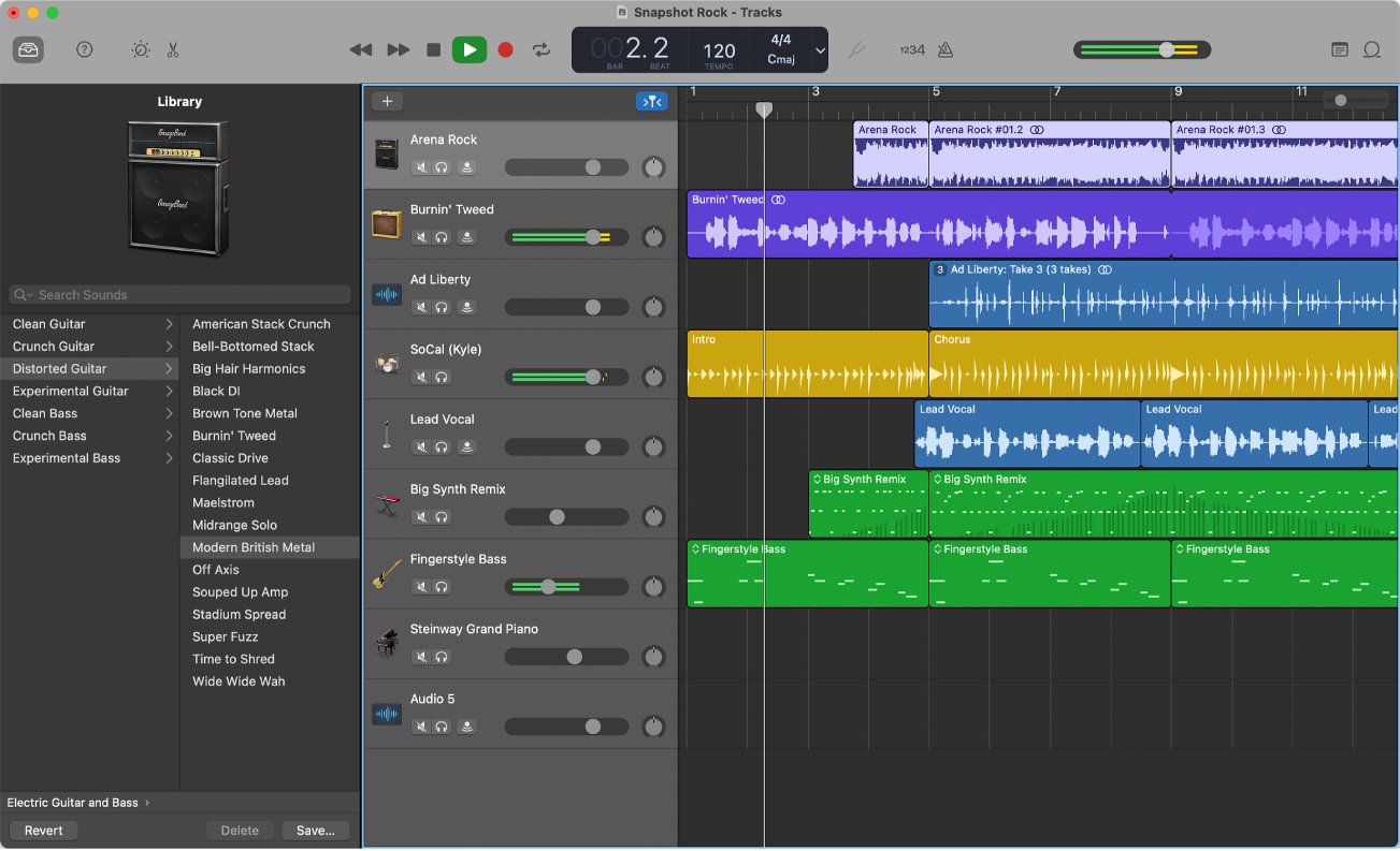 How to connect multiple mics to GarageBand
