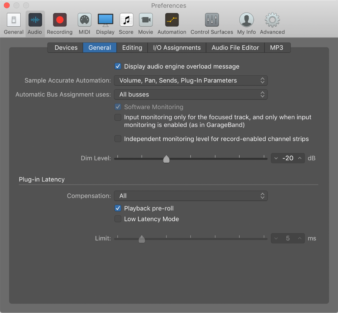 logc recording software for mac