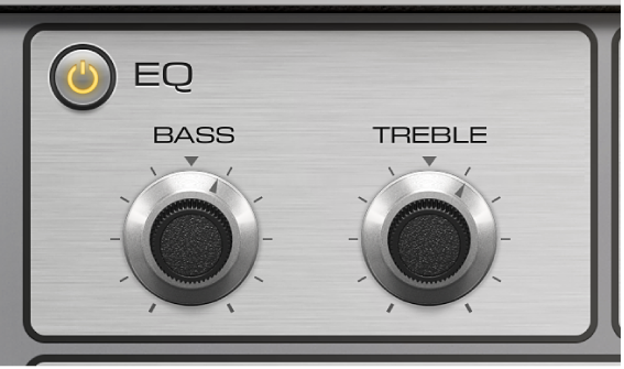 図。Vintage Electric Pianoの「EQ」パラメータ。