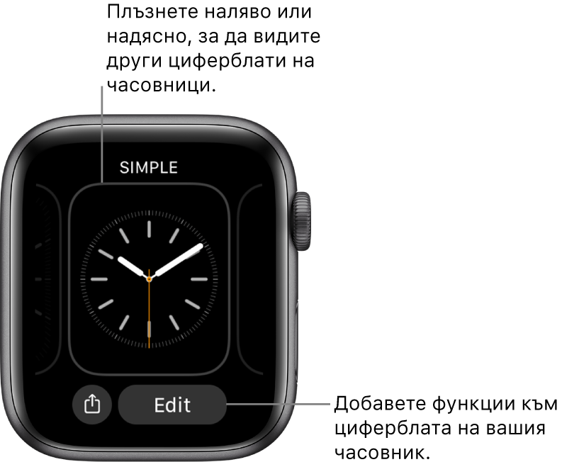 Заставка на циферблат apple watch