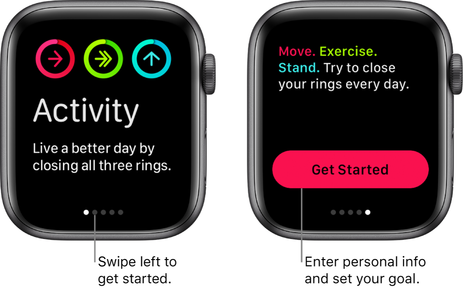 Apple watch best sale preset move goals