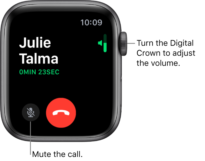 Can i make discount call from apple watch