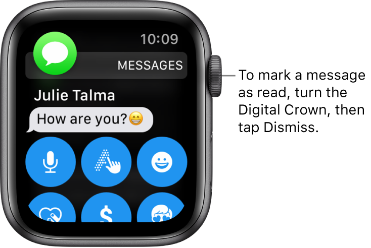 Text messages apple watch hot sale