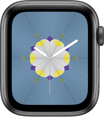 The Kaleidoscope watch face where you can add complications, and adjust the watch face patterns.