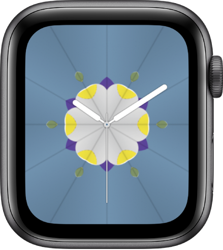 Brojčanik sata Kaleidoskop, koji omogućava dodavanje dodataka i podešavanje uzorka brojčanika.
