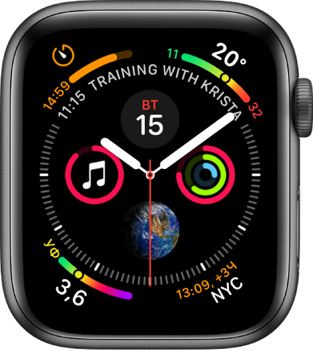 Как передать циферблат на apple watch