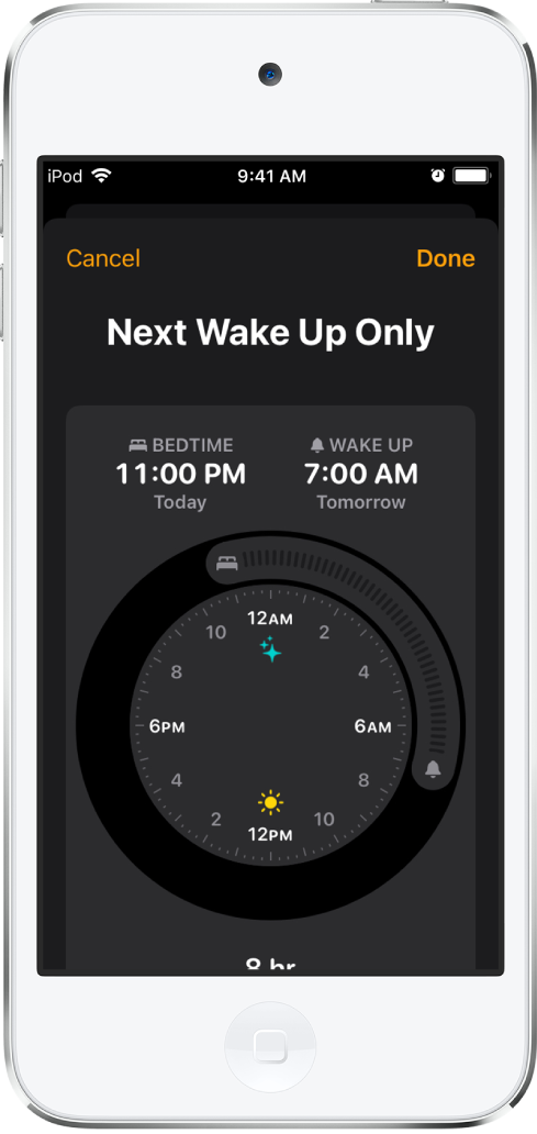 Set an alarm on iPod touch - Apple Support