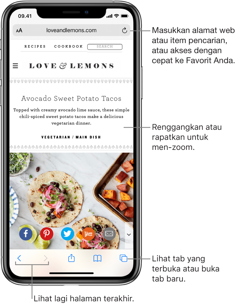 Menelusuri Web Menggunakan Safari Di Iphone Apple Support