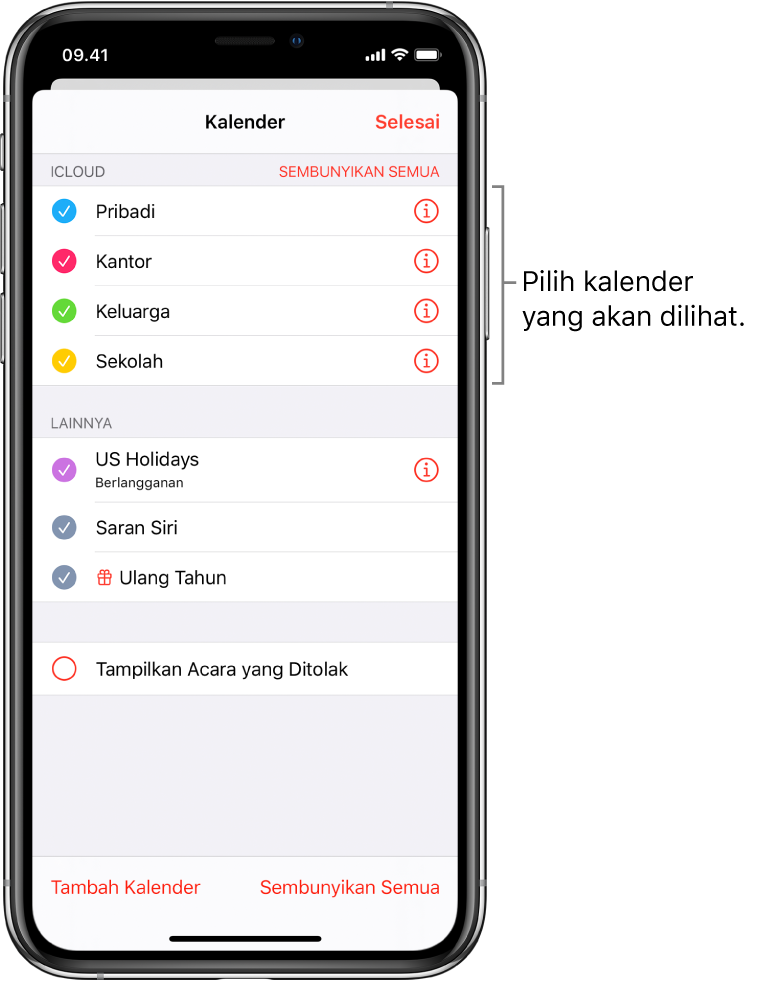 Mengatur Beberapa Kalender Di Iphone Apple Support