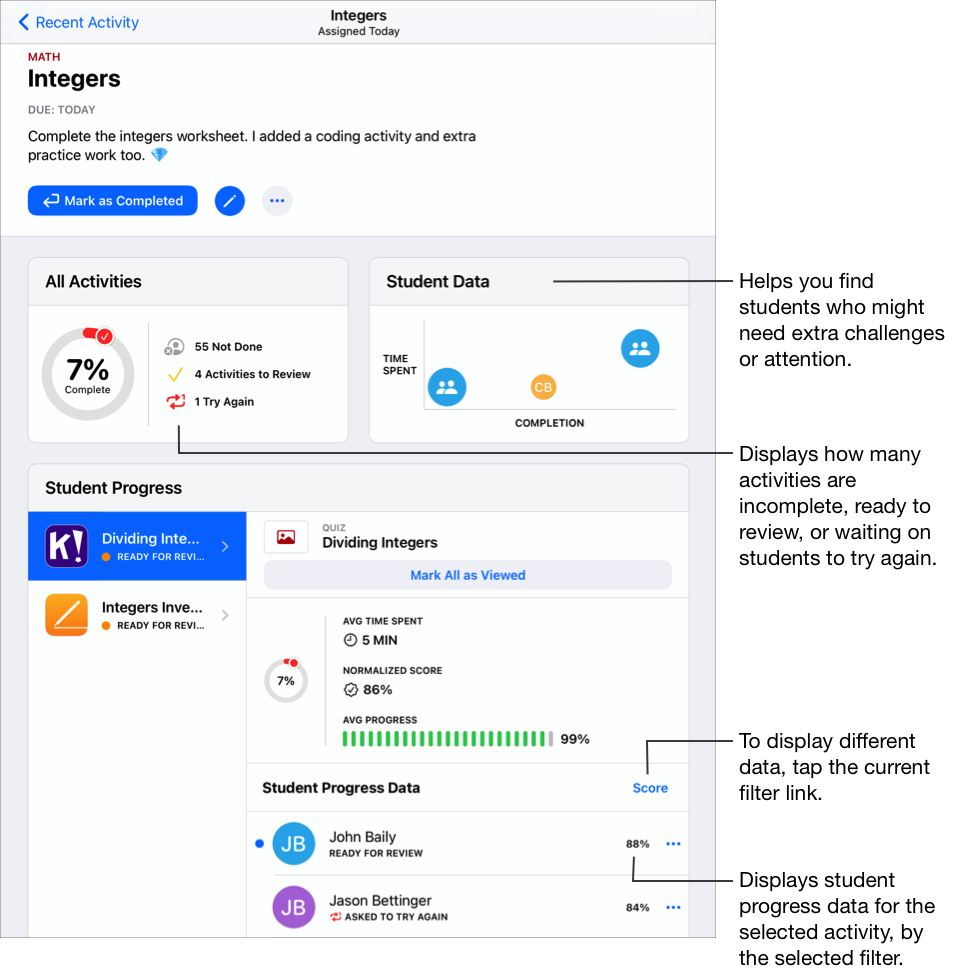 How to measure pupil progress image