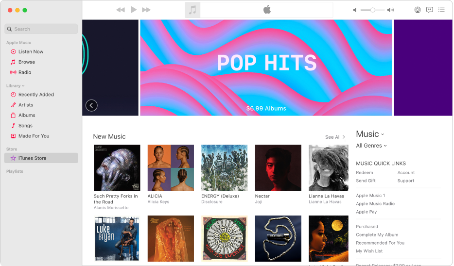 Intro To The Itunes Store In Music On Mac Apple Podrshka