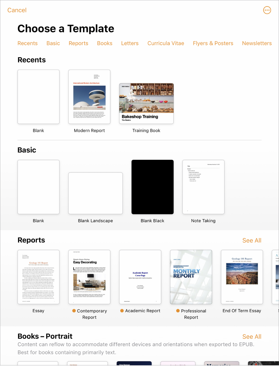 Use templates in Pages on iPad - Apple Support Regarding Words Their Way Blank Sort Template