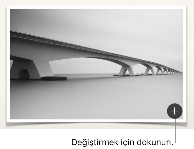 Görüntüyü Değiştir düğmeli bir görüntü.