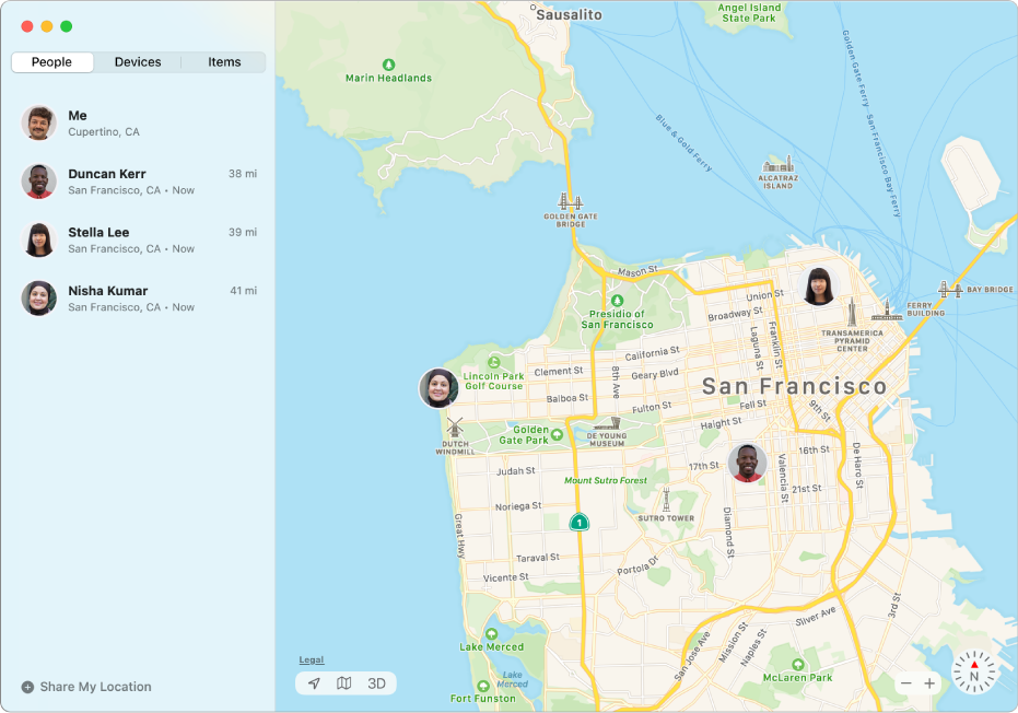 find my firends for app for mac