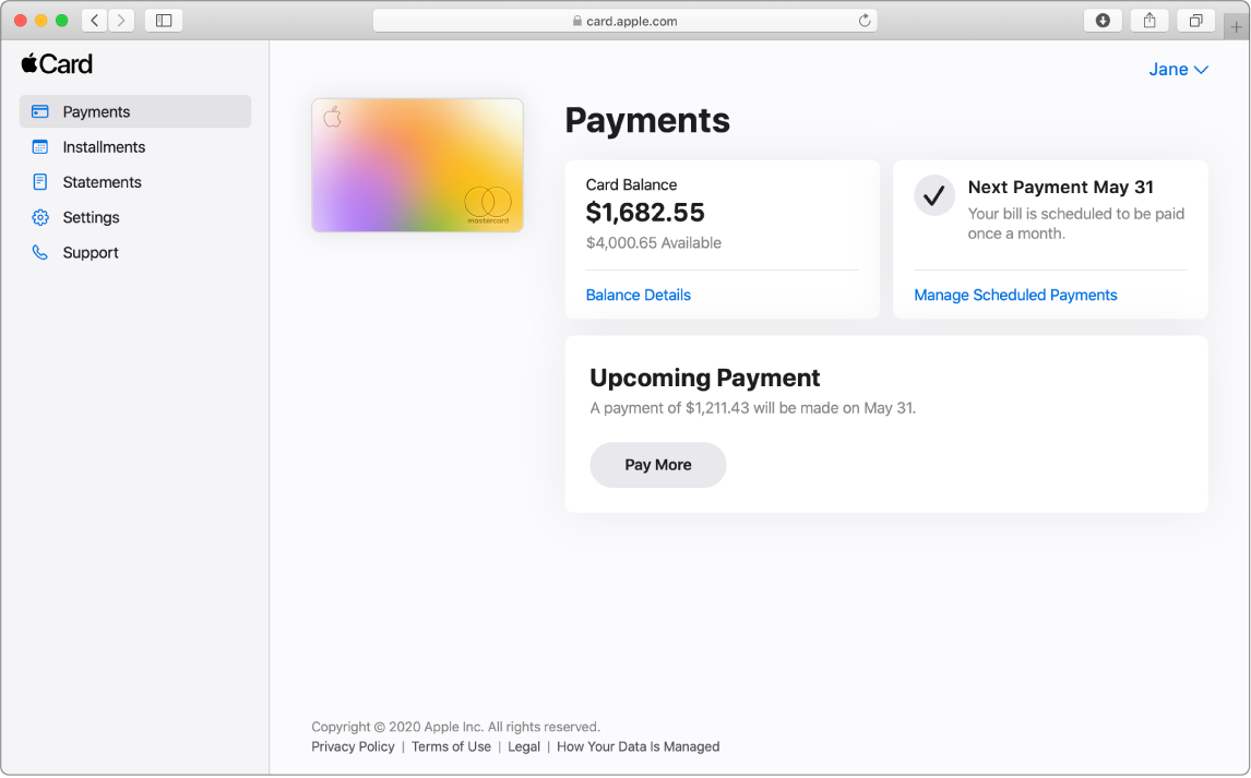 How to make Apple Card payments - Apple Support (CA)