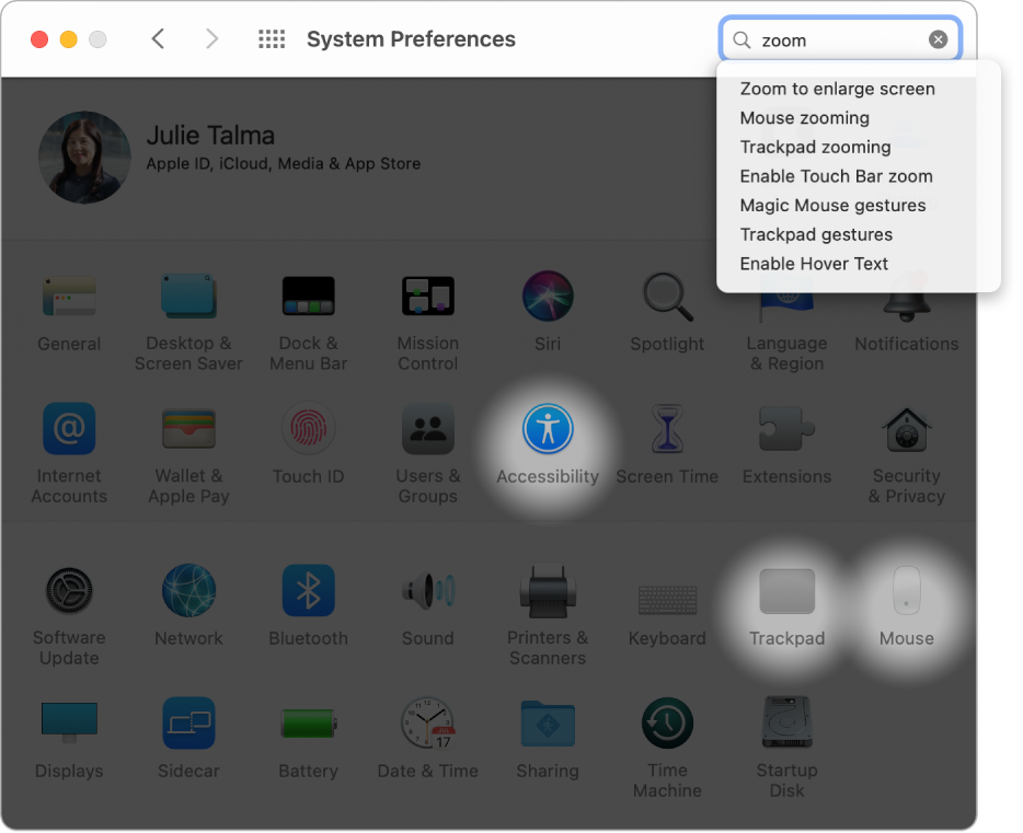 zoom it app for mac change settings