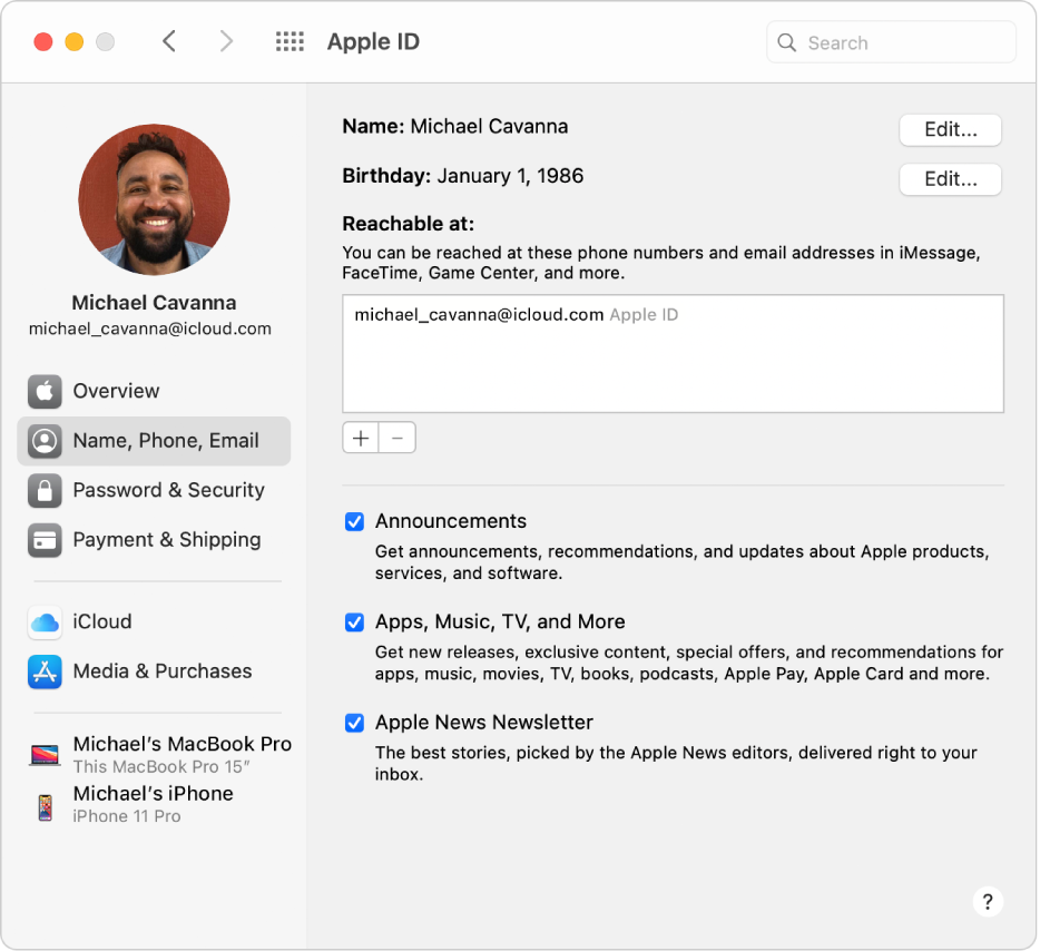 apple mac app store updates for different apple id