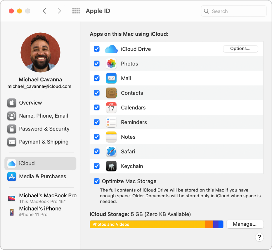 spark for mac save setting to icloud