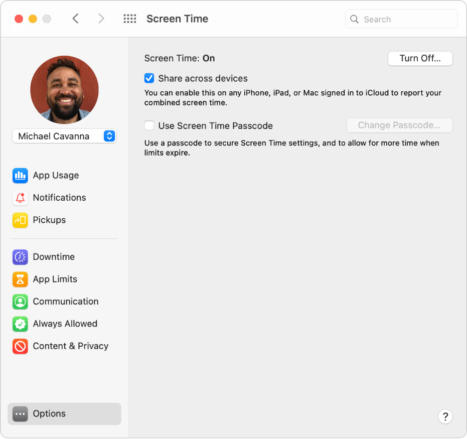 Set up Screen Time for yourself on Mac - Apple Tugi