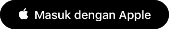 Tombol berlabel “Masuk dengan Apple”.