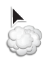 Wskaźnik przedstawiający chmurę dymu