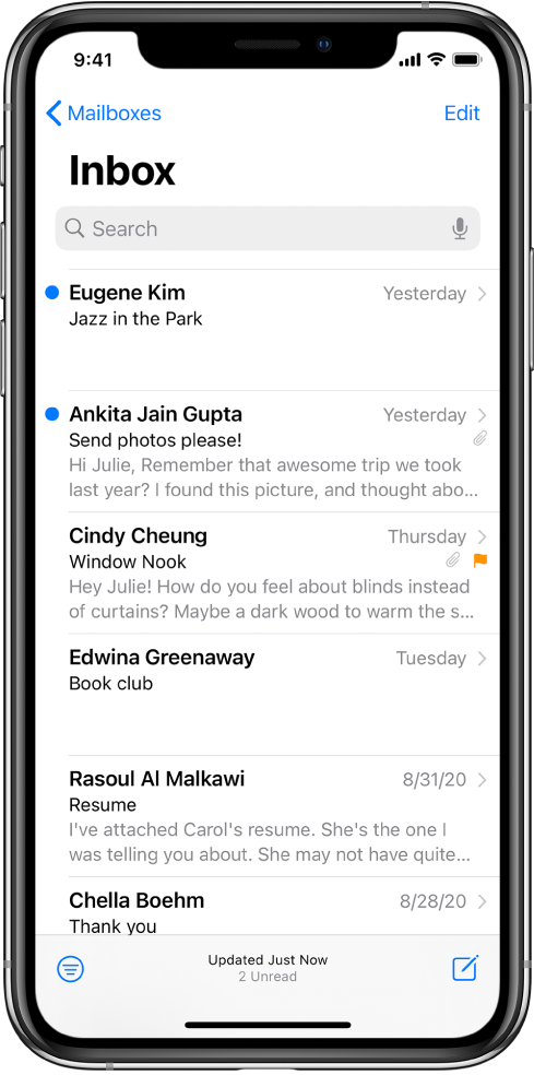 View An Email In Mail On Iphone Apple Support