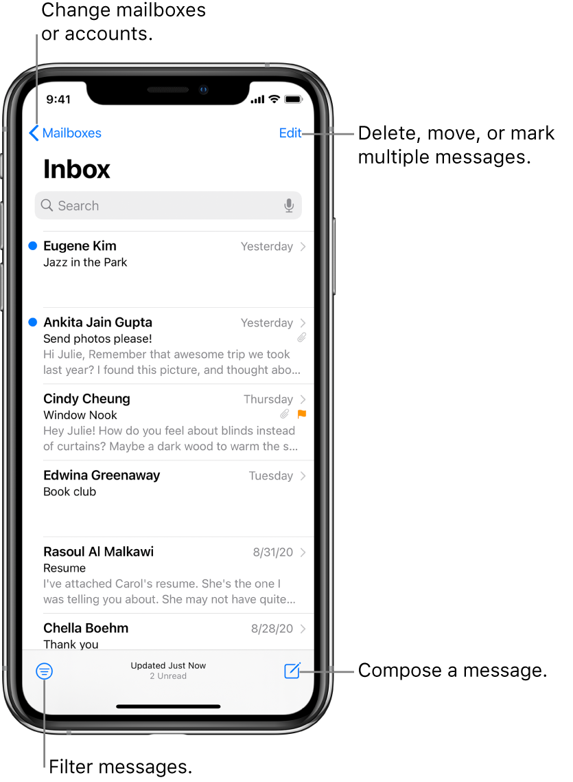 Write An Email In Mail On Iphone Apple Support