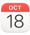 symbolet for appen Kalender