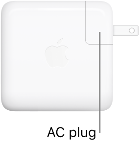 The 67W or 96W USB-C Power Adapter.