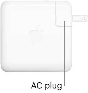 The 61W or 96W USB-C Power Adapter.