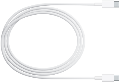 El cable de alimentación de corriente alterna que se extiende para llegar al adaptador de corriente.